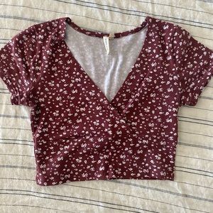 Sky and Sparrow cropped shirt